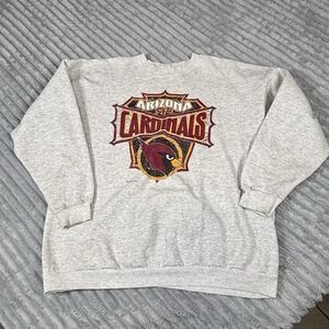 90s Vintage Arizona Cardinals Heather Gray Crewneck Size 3xL
